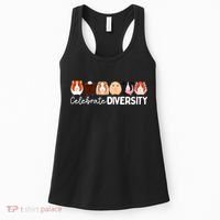 Guinea Pig Lovers Celebrate Diversity Women's Tank Top thumb 0