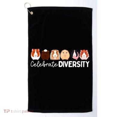 Guinea Pig Lovers Celebrate Diversity Golf Towel