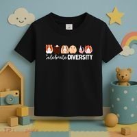 Guinea Pig Lovers Celebrate Diversity Toddler T-Shirt thumb 3