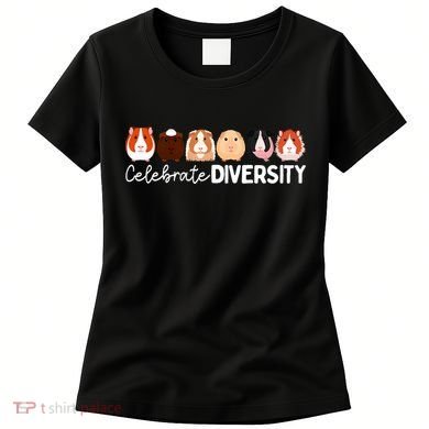 Guinea Pig Lovers Celebrate Diversity Women's T-Shirt