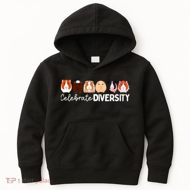 Guinea Pig Lovers Celebrate Diversity Kids Hoodie
