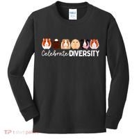 Guinea Pig Lovers Celebrate Diversity Kids Long Sleeve Shirt thumb 0
