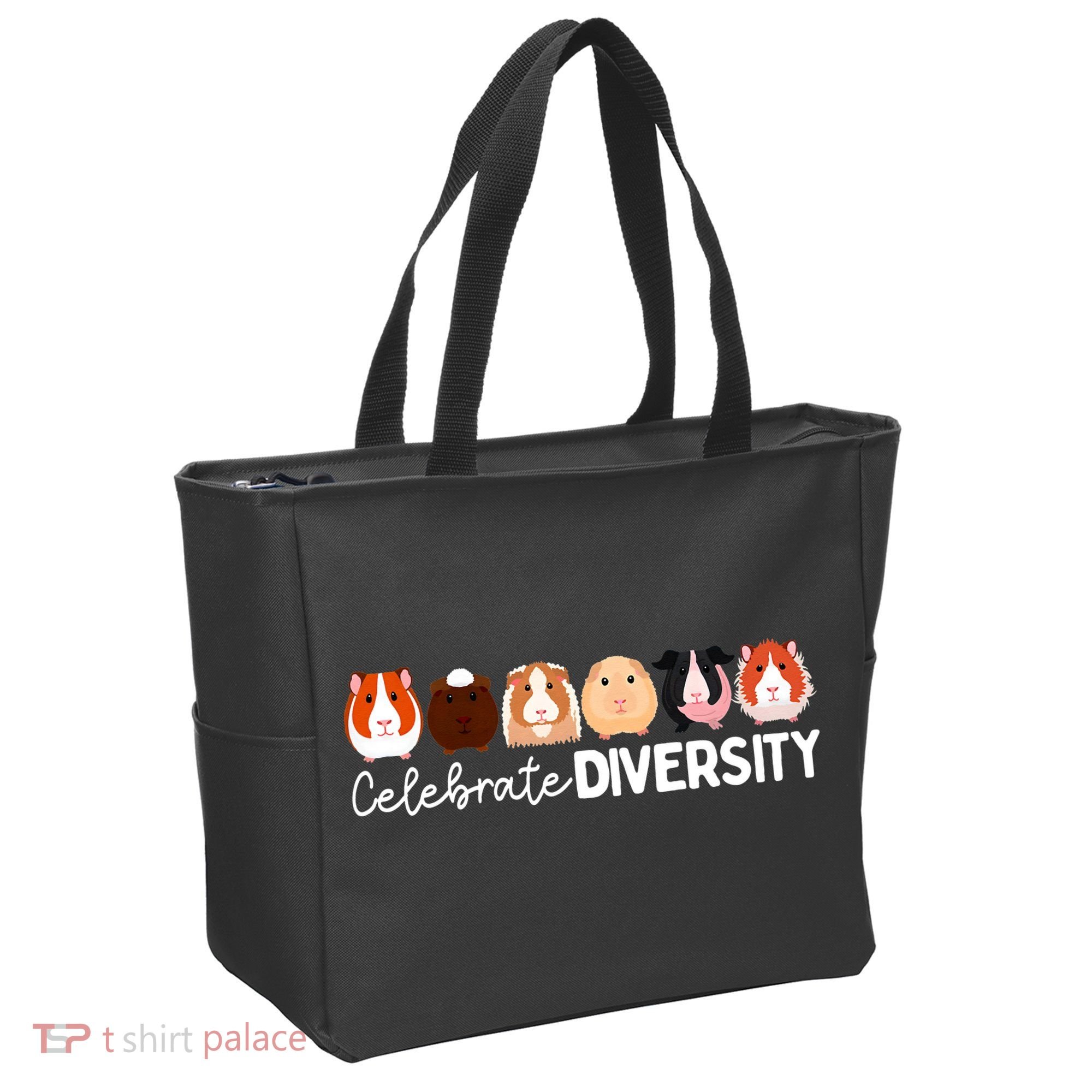 Guinea Pig Lovers Celebrate Diversity Tote Bag
