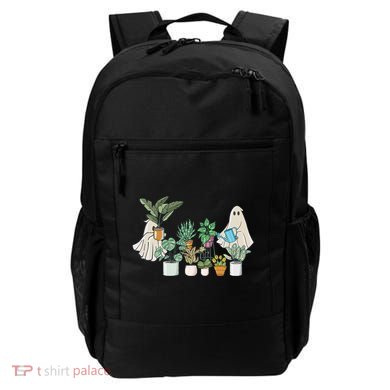 Ghost Plant Lady Retro Halloween Plants Spooky Mom Backpack