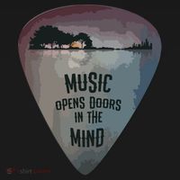 Guitar Pick Lake Reflections Music Guitar Backpack thumb 2