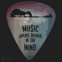 Guitar Pick Lake Reflections Music Guitar Tumbler thumb 3