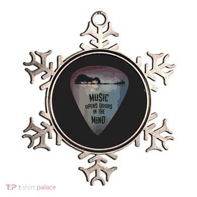 Guitar Pick Lake Reflections Music Guitar Ornament