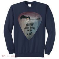 Guitar Pick Lake Reflections Music Guitar Sweatshirt thumb 0