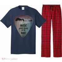 Guitar Pick Lake Reflections Music Guitar Pajama Set thumb 0