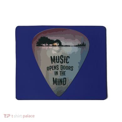 Guitar Pick Lake Reflections Music Guitar Mousepad