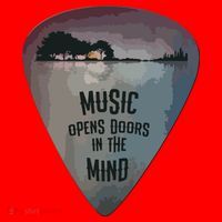 Guitar Pick Lake Reflections Music Guitar Santa Hat thumb 1