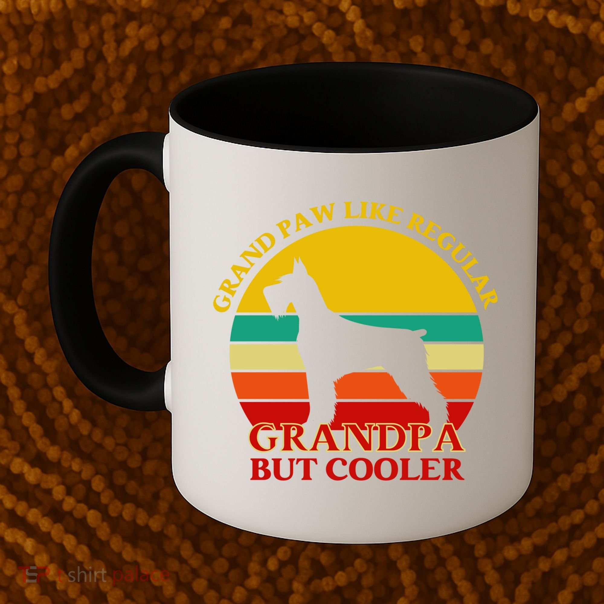 Grand Paw Like A Regular Grandpa But Cooler Funny Gift Father Day Gift Coffee Mug