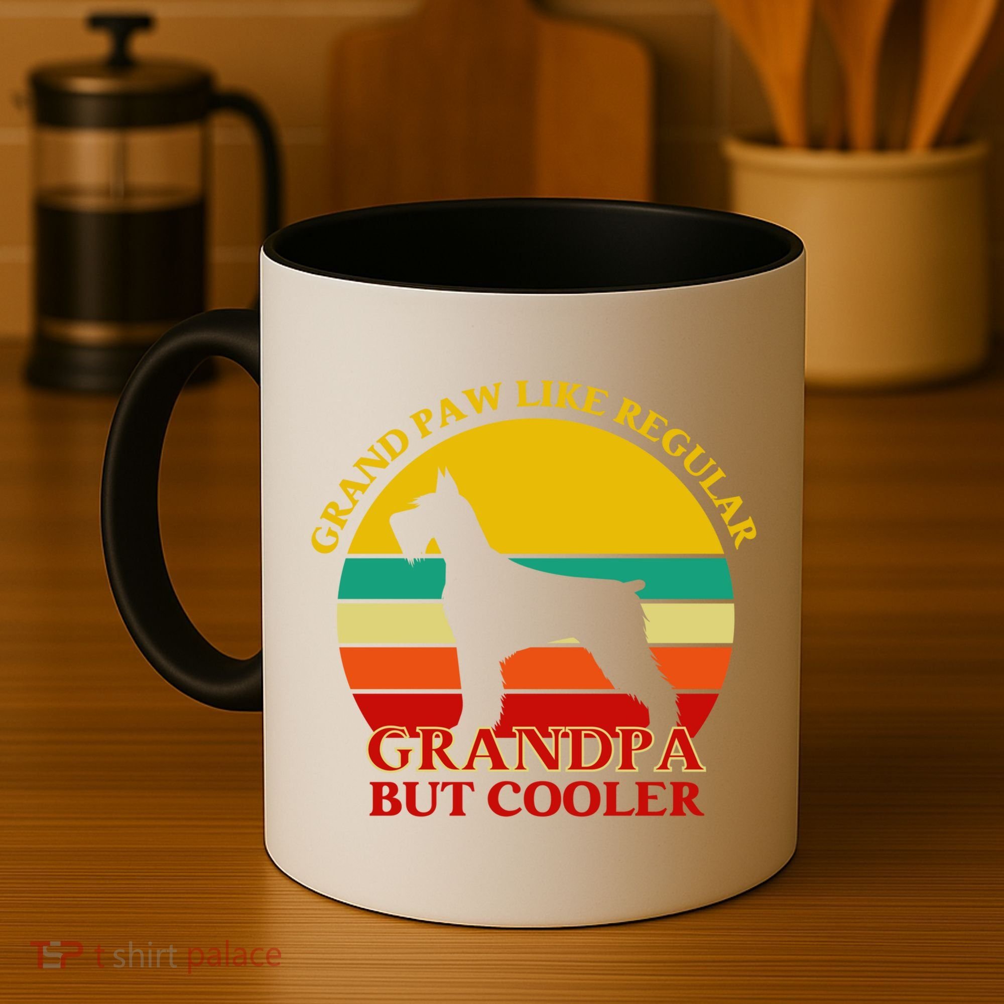 Grand Paw Like A Regular Grandpa But Cooler Funny Gift Father Day Gift Coffee Mug