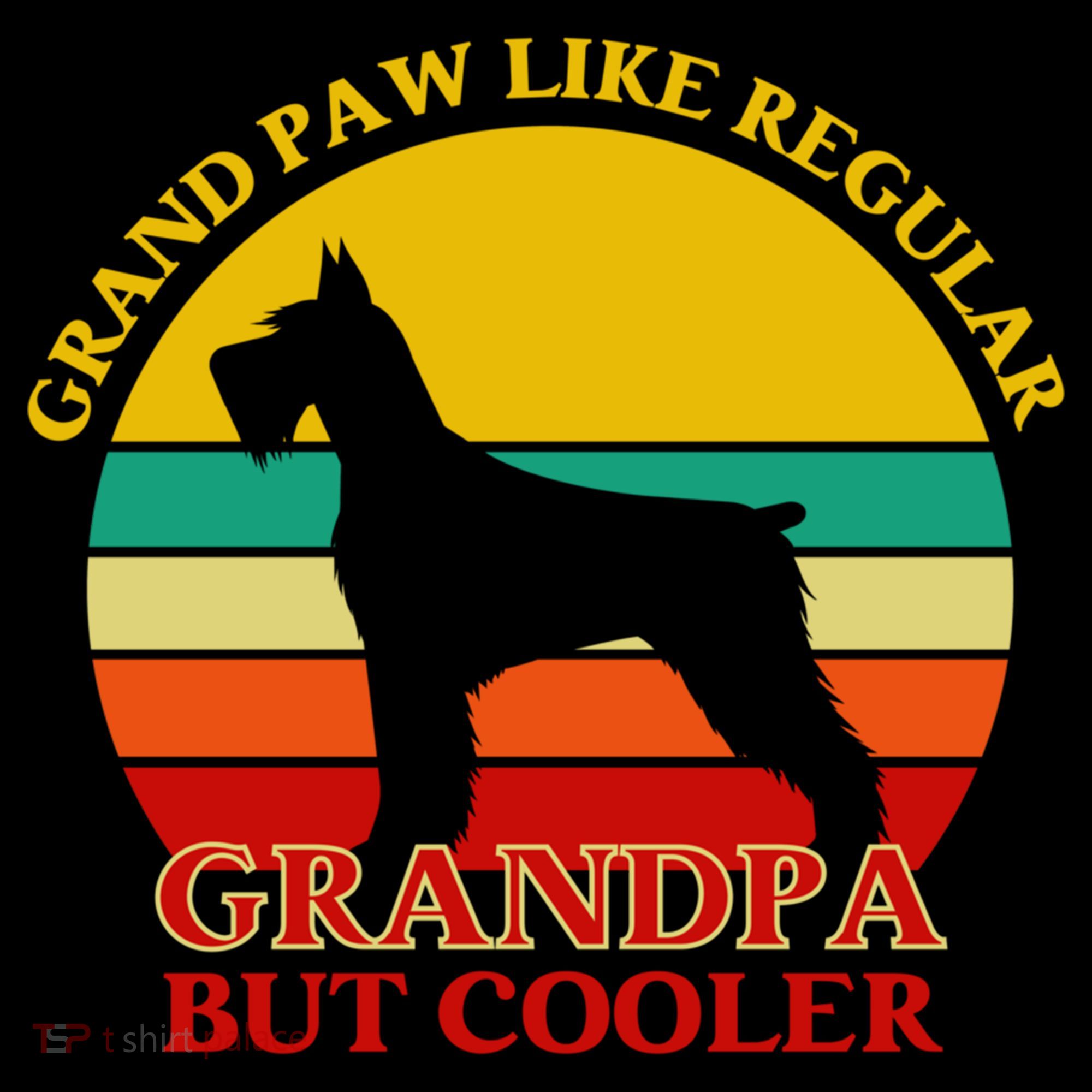 Grand Paw Like A Regular Grandpa But Cooler Funny Gift Father Day Gift Coffee Mug
