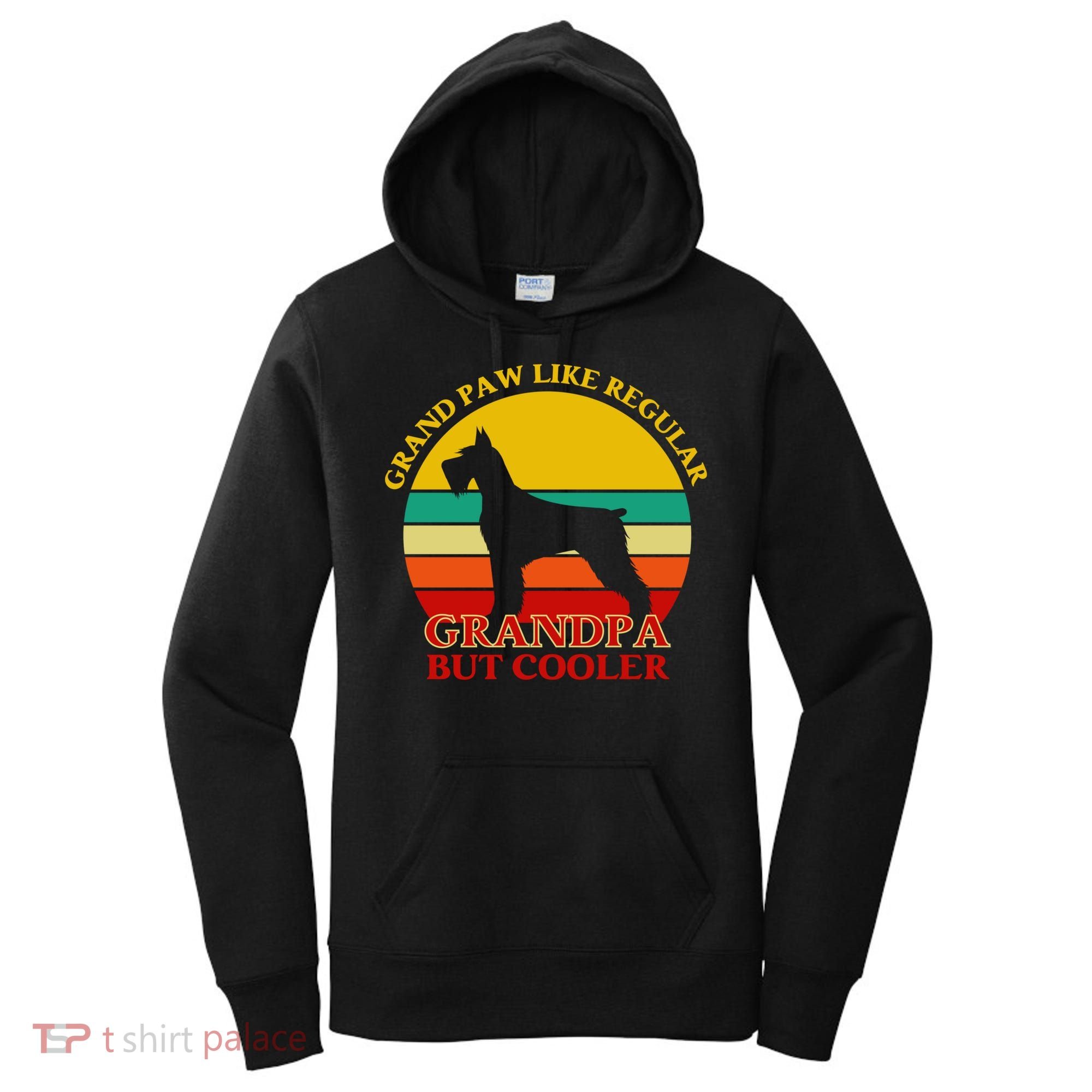 Grand Paw Like A Regular Grandpa But Cooler Funny Gift Father Day Gift Women's Hoodie