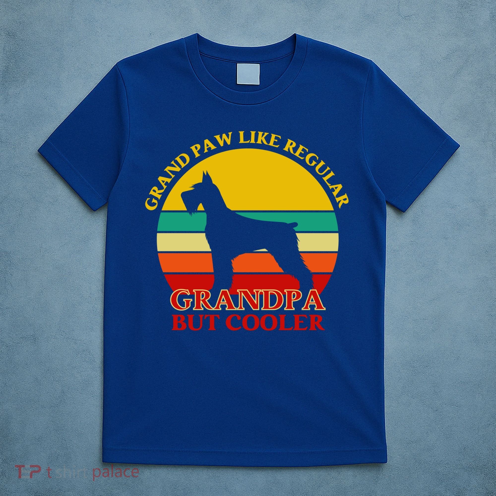 Grand Paw Like A Regular Grandpa But Cooler Funny Gift Father Day Gift T-Shirt