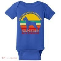 Grand Paw Like A Regular Grandpa But Cooler Funny Gift Father Day Gift Baby Bodysuit thumb 0