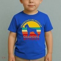 Grand Paw Like A Regular Grandpa But Cooler Funny Gift Father Day Gift Toddler T-Shirt thumb 2