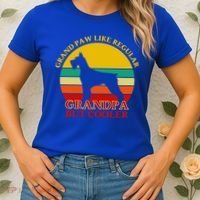 Grand Paw Like A Regular Grandpa But Cooler Funny Gift Father Day Gift Women's T-Shirt thumb 2