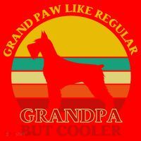 Grand Paw Like A Regular Grandpa But Cooler Funny Gift Father Day Gift Santa Hat thumb 1