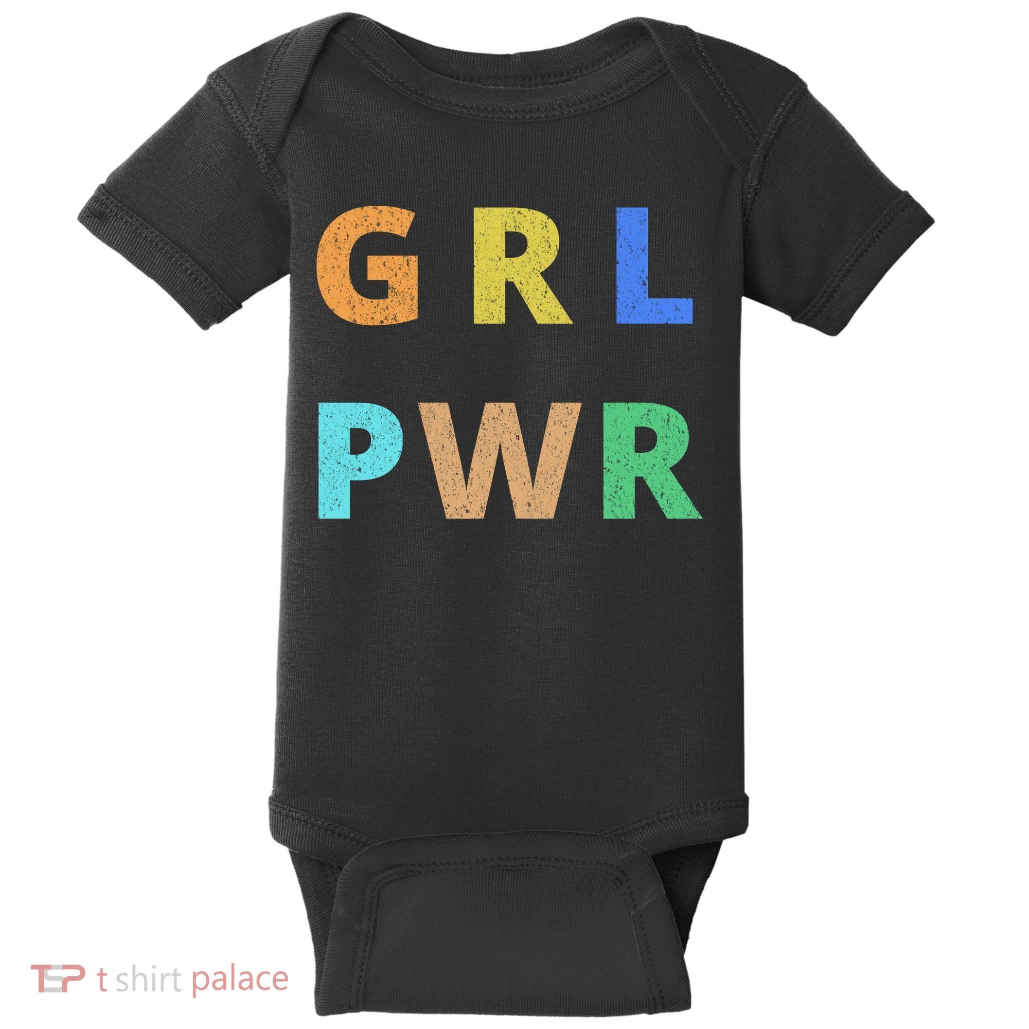 Girl Power Logo Baby Bodysuit
