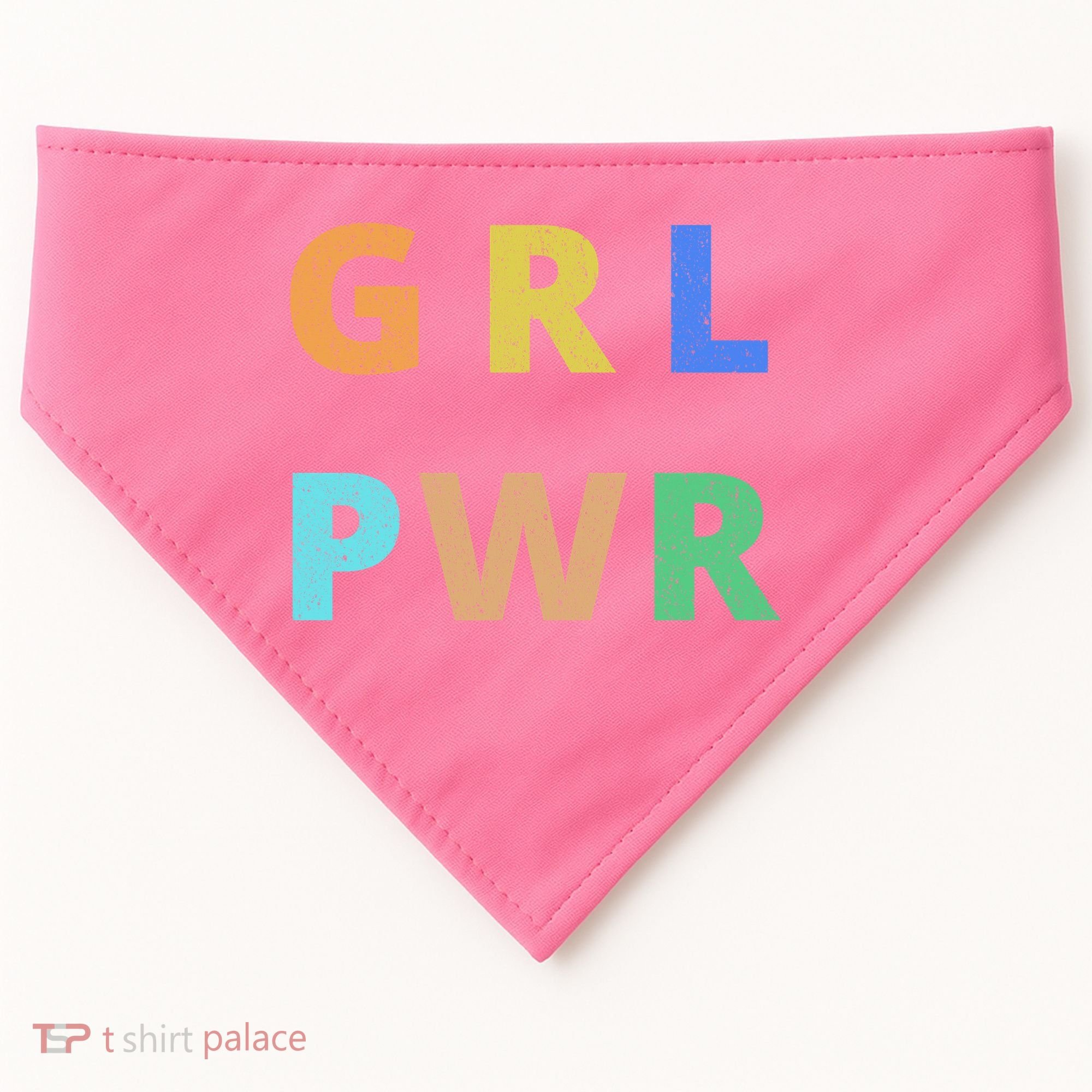 Girl Power Logo USA-Made Doggie Bandana