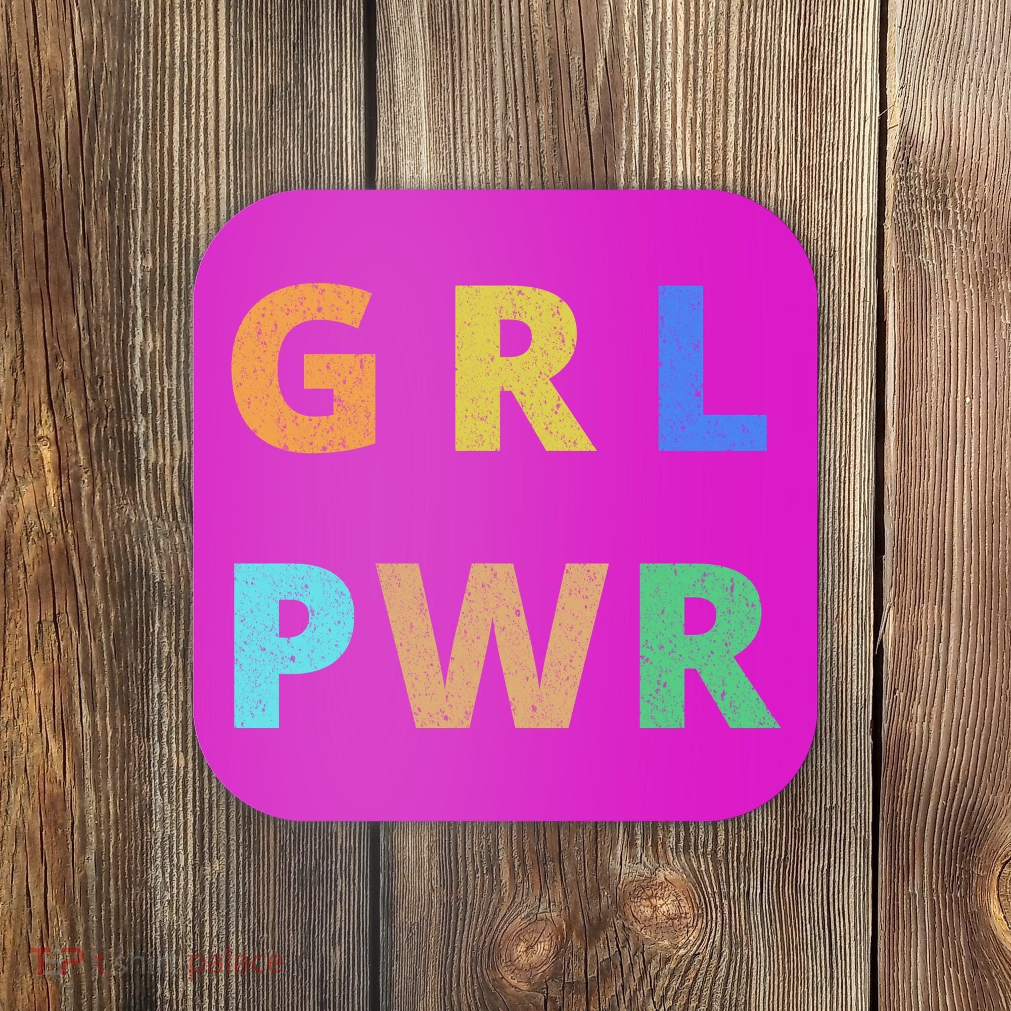 Girl Power Logo Coaster