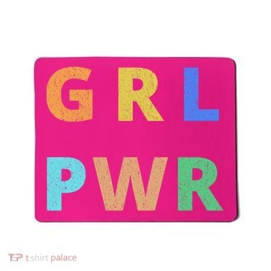 Girl Power Logo Mousepad