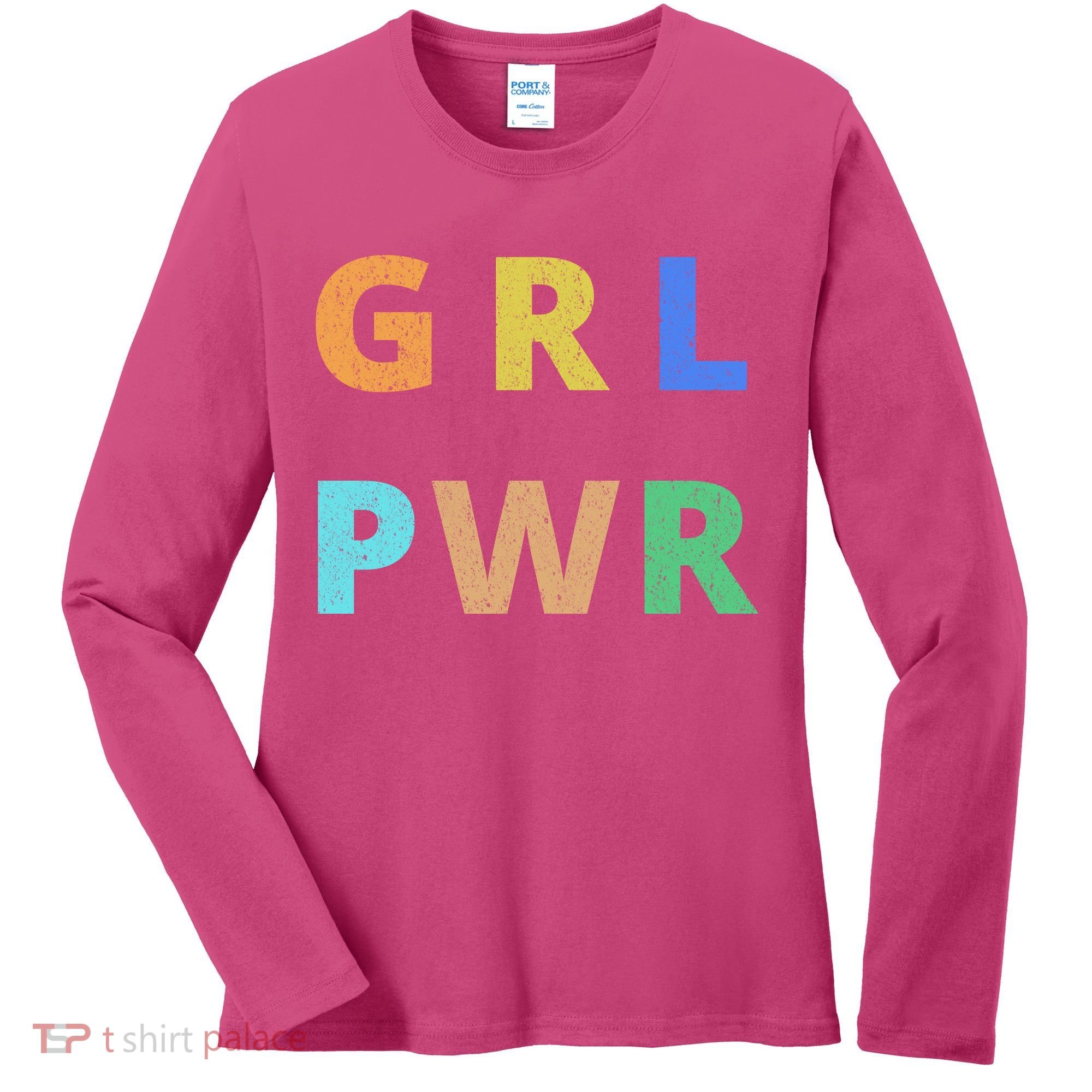 Girl Power Logo Women's Long Sleeve Shirt