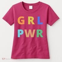 Girl Power Logo Women's T-Shirt thumb 0