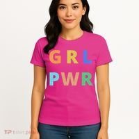 Girl Power Logo Women's T-Shirt thumb 4