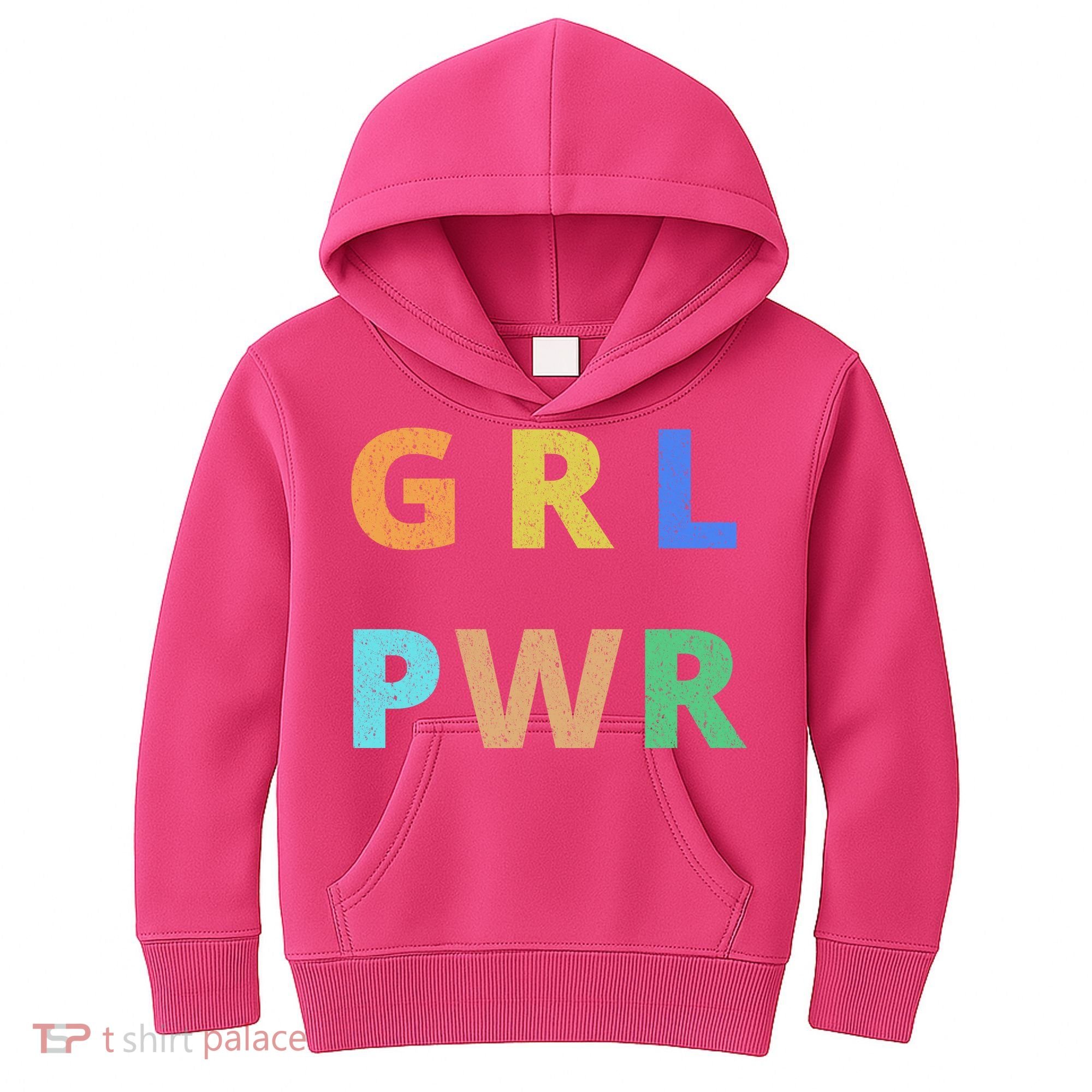 Girl Power Logo Kids Hoodie