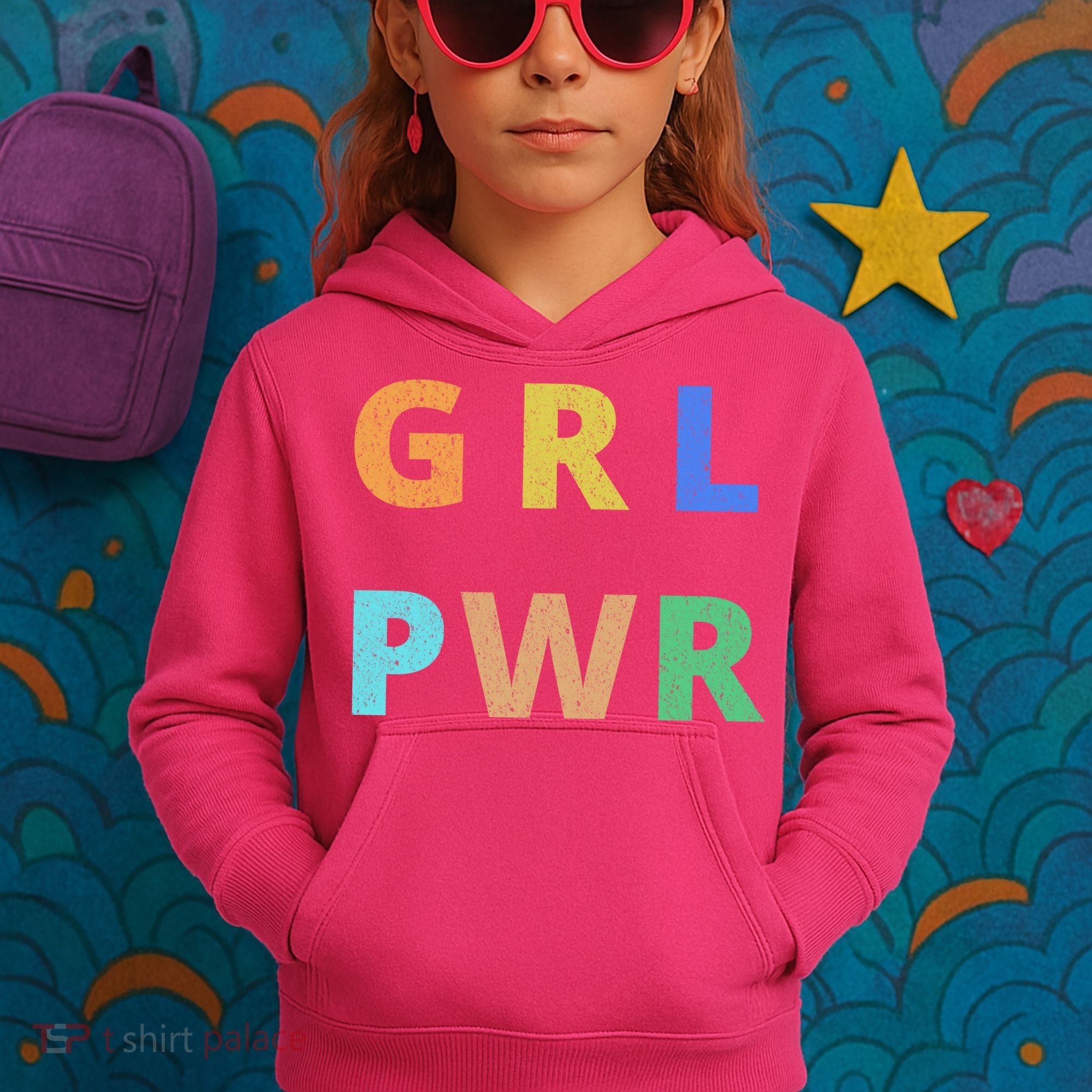 Girl Power Logo Kids Hoodie