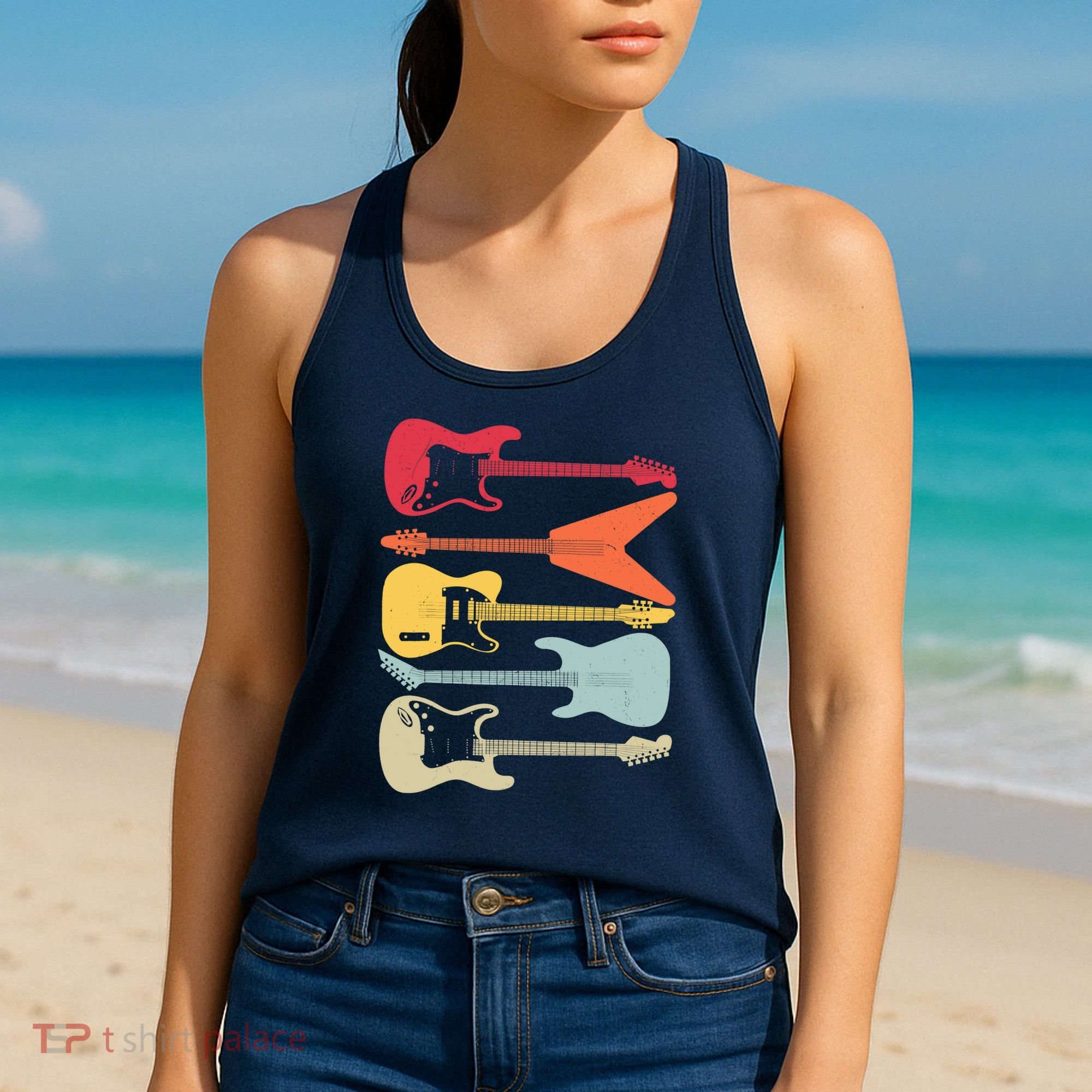 Guitar Player Music Lovers Women's Tank Top