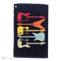 Guitar Player Music Lovers Golf Towel thumb 0