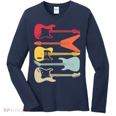Guitar Player Music Lovers Women's Long Sleeve Shirt
