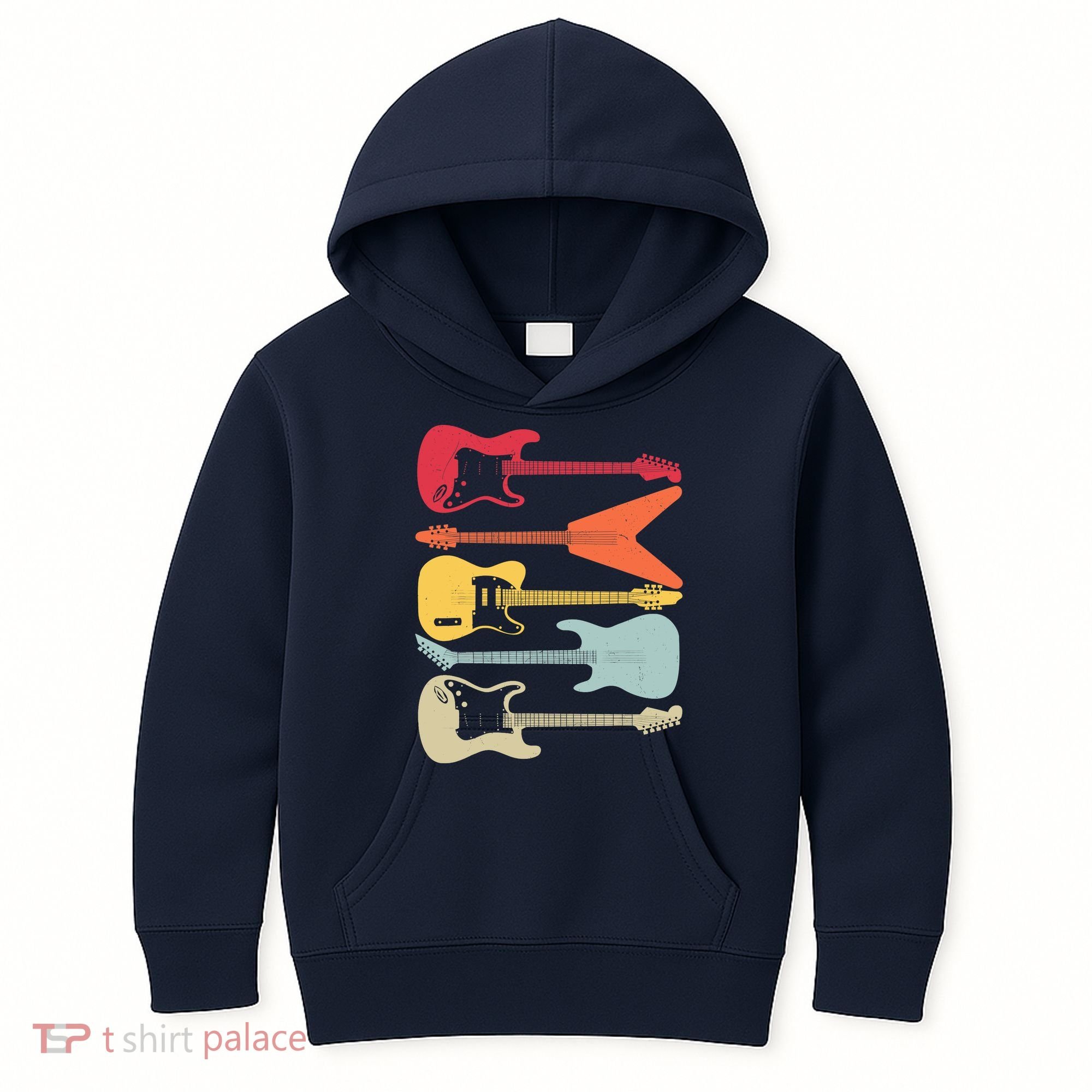 Guitar Player Music Lovers Kids Hoodie