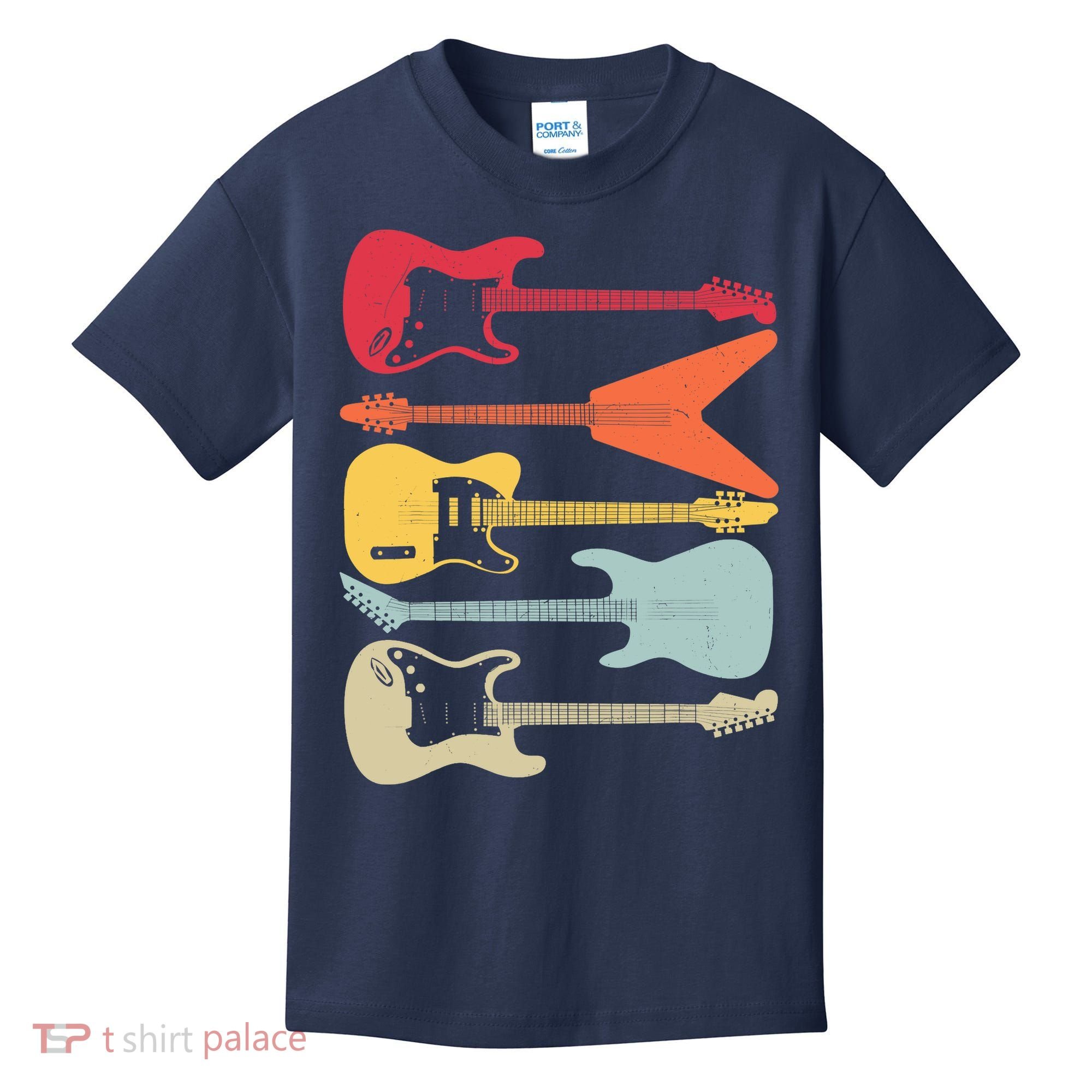 Guitar Player Music Lovers Kids T-Shirt