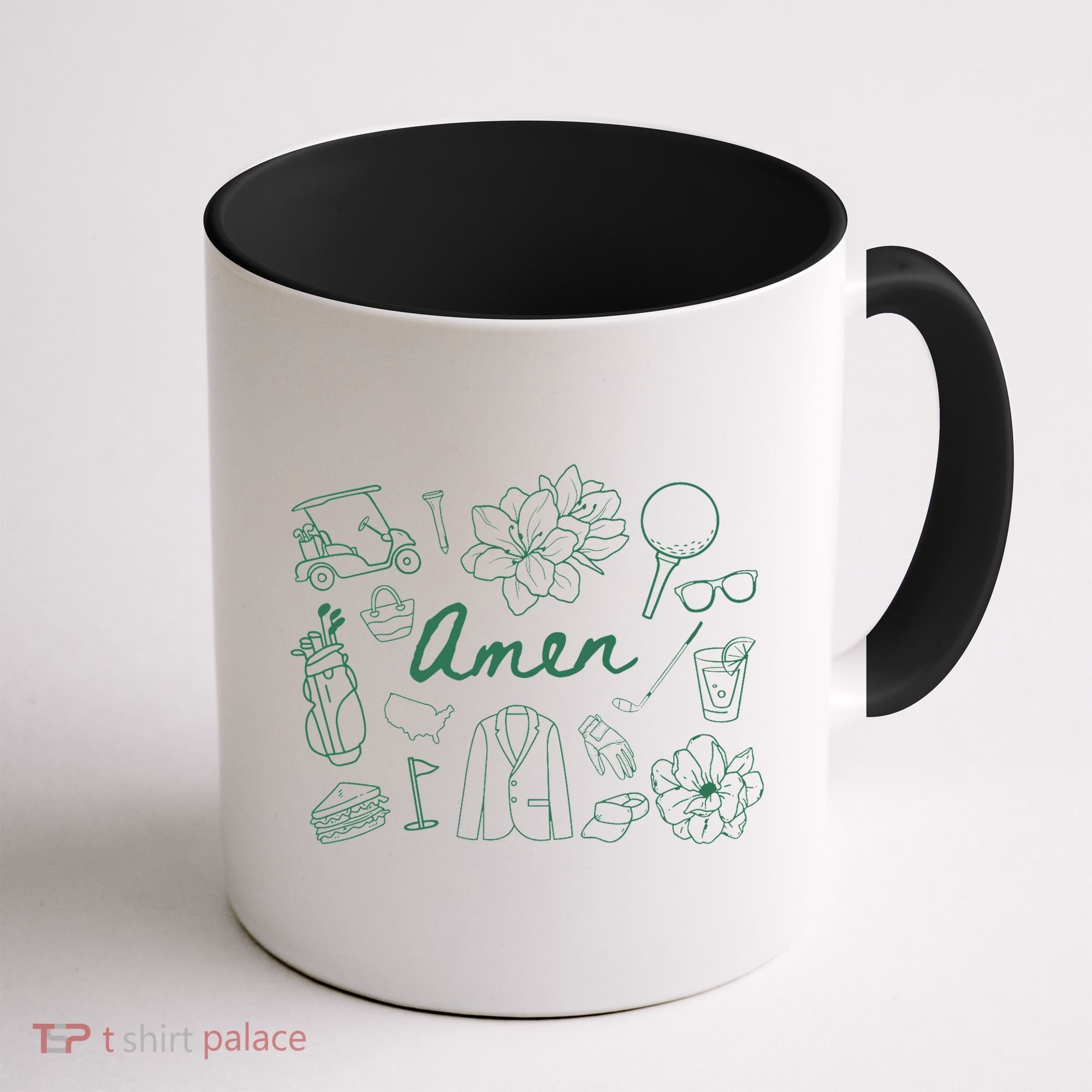 Golf Par Master Golfer Golf Lover Amen Gift Coffee Mug