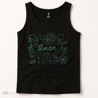 Golf Par Master Golfer Golf Lover Amen Gift Tank Top thumb 2