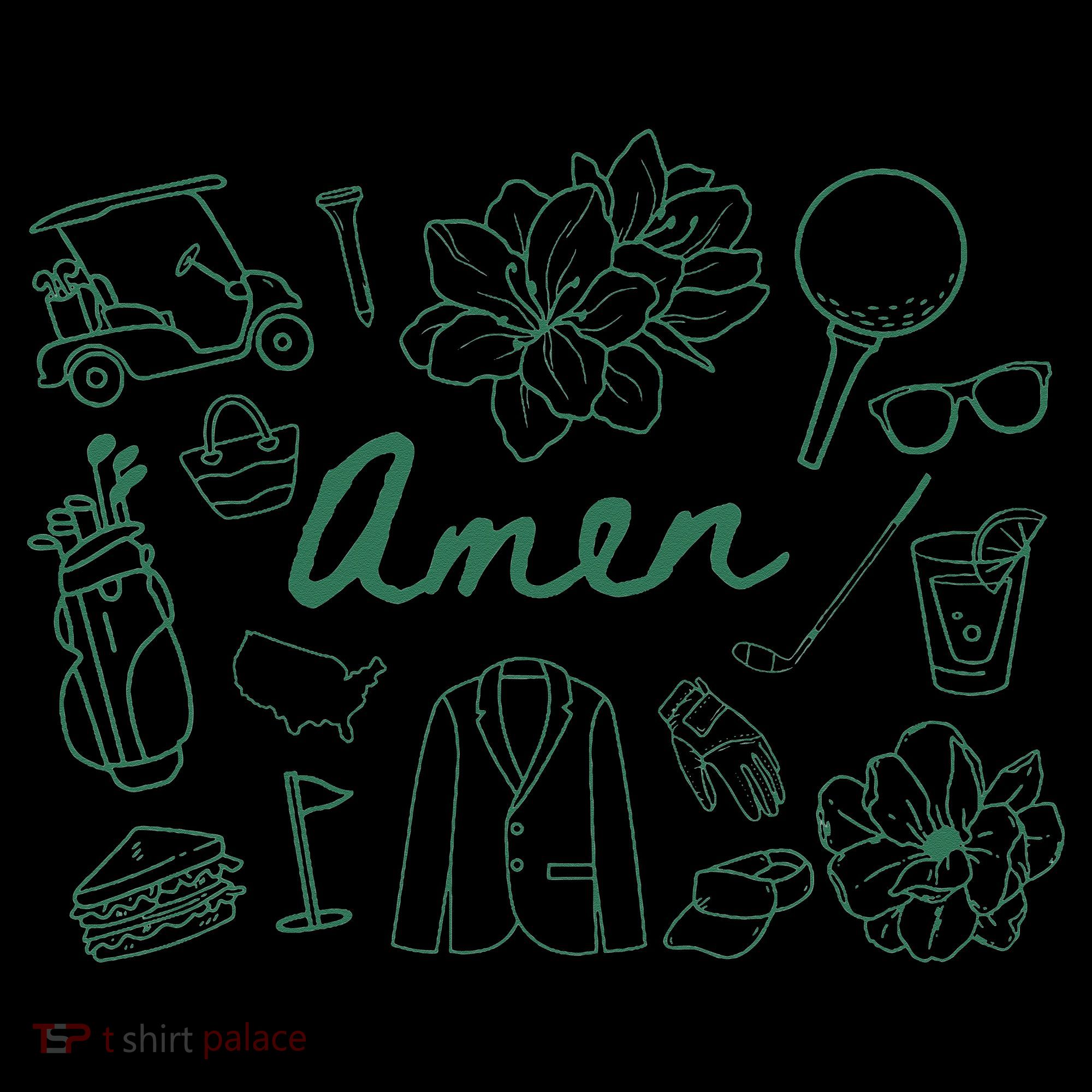 Golf Par Master Golfer Golf Lover Amen Gift Tank Top