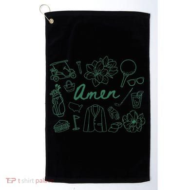 Golf Par Master Golfer Golf Lover Amen Gift Golf Towel