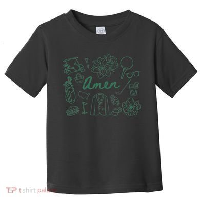 Golf Par Master Golfer Golf Lover Amen Gift Toddler T-Shirt