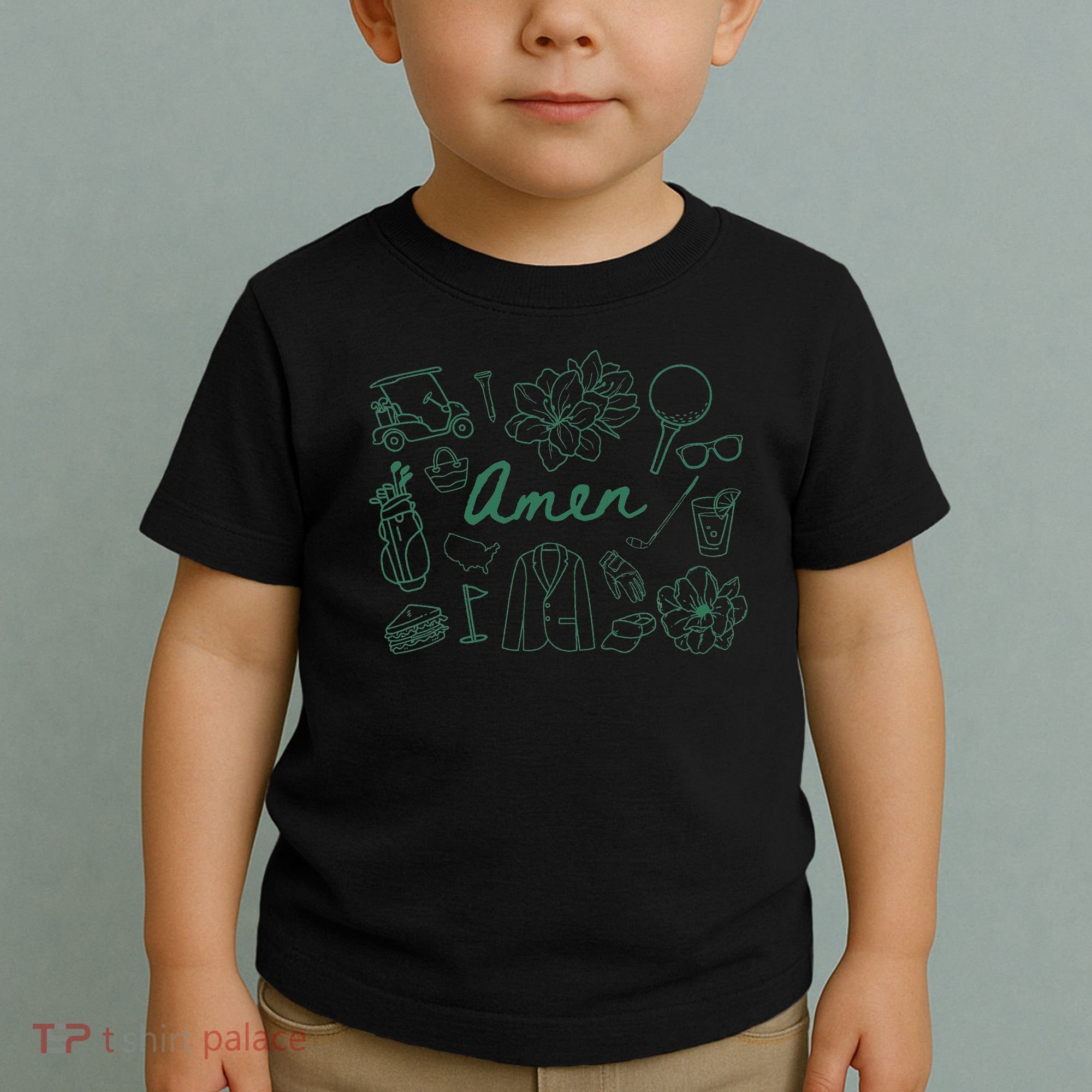 Golf Par Master Golfer Golf Lover Amen Gift Toddler T-Shirt