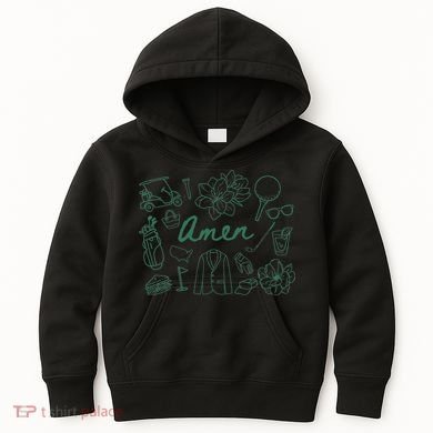 Golf Par Master Golfer Golf Lover Amen Gift Kids Hoodie