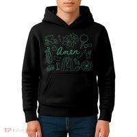 Golf Par Master Golfer Golf Lover Amen Gift Kids Hoodie thumb 4