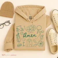 Golf Par Master Golfer Golf Lover Amen Gift Hoodie thumb 4