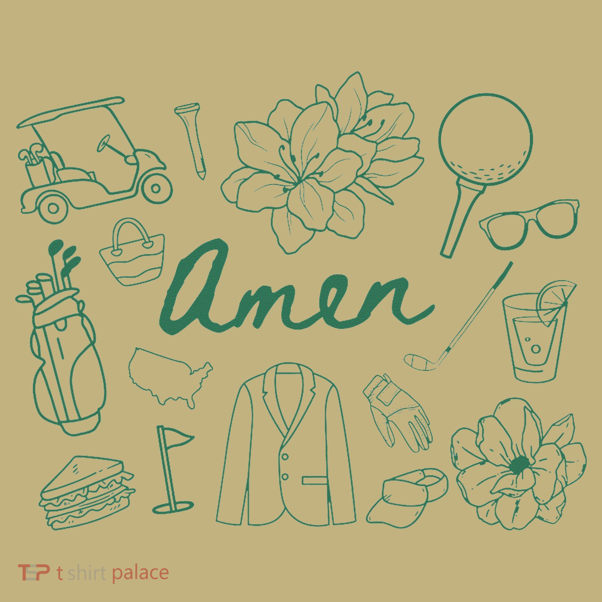 Golf Par Master Golfer Golf Lover Amen Gift Hoodie