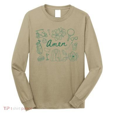 Golf Par Master Golfer Golf Lover Amen Gift Long Sleeve Shirt