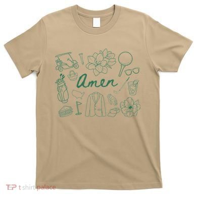 Golf Par Master Golfer Golf Lover Amen Gift T-Shirt